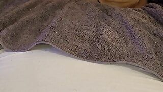 Dotty Masturbates With A Vibrator Over Her Lingerie