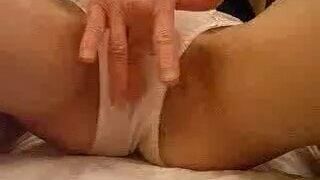 finger masturbation on panty