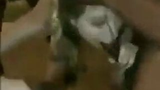 Gang bang cuckold interracial