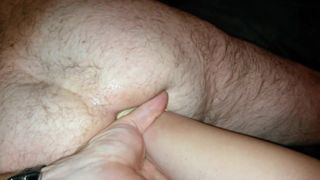 GF fisting my ass