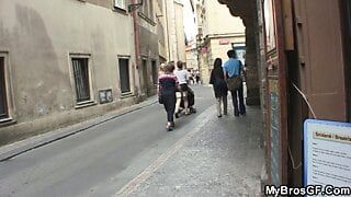 His cheating girlfriend riding brothers dick