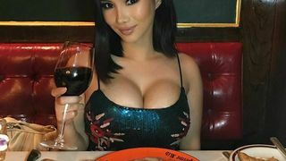 huge sexy tits bouncing asian nerdy