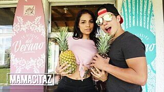 Huge Tits Brunette Mila Garcia Picked Up To Get Her Juicy Latina Pussy Fucked Hard – CARNE DEL MERCADO