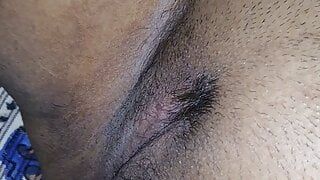 Indian Virgin shaved pussy view.