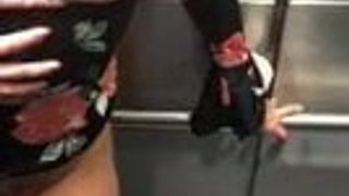 Latina slutwife fucked in elevator