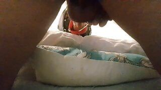 Laura throatfucked with a big lips gag has to swallow a huge load of cum TEASER