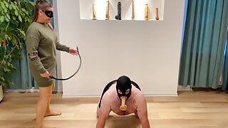 Mistress training slave