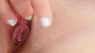 Sexy Mexican Latina MILF with a big butt takes off all her clothes and shows her sensual ass