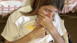 Skinny wife with hairy pussy creampied