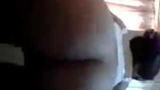 Tanzanian girl show her ass & pussy for her boy