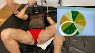 The impossible Cum Challenge #3 — Enema and Pee holding