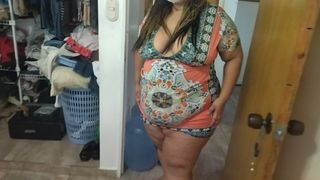 visiting my friend’s chubby girlfriend, look how she treats me