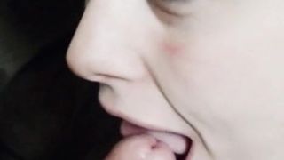 Wife sucking my cock