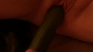 Woke Up To A Cucumber In My Pussy