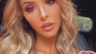 WWE – Peyton Royce lip syncing in a car