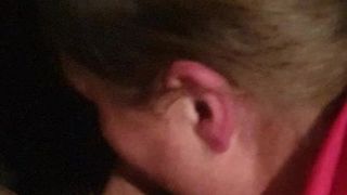 Another Blowie in the car different woman