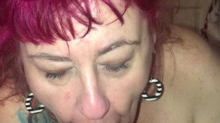 BBW Wagtail007 blows the fisherman away! Blowjob