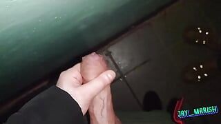 Evening blowjob in the entrance