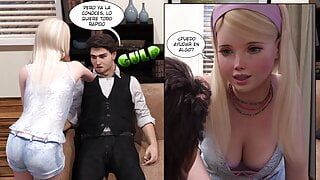 Flirting of my stepdad with a big dick