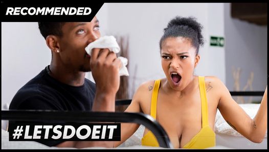 HORNY HOSTEL – Pervert Panty Sniffer Fucks Curvy Ebony Teen