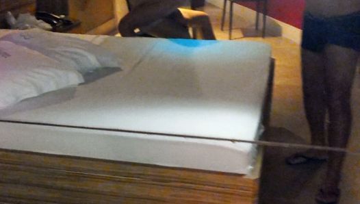 Husband surprises hot wife with birthday present, tattooed man with 8-inch dick