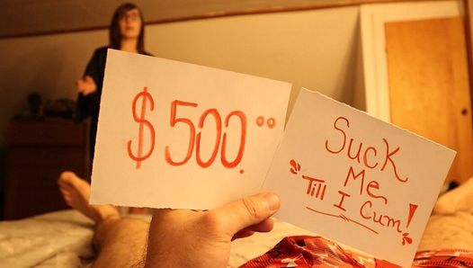 I play a game with my Stepmom – Win $500 or Give BJ