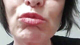 Julies orgasm and squirt for Master