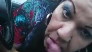 miriam mamando verga y tragando lechita