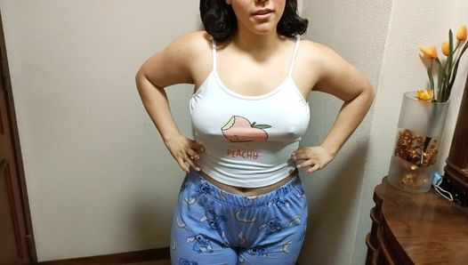 Neighbor surprises big ass Milf and helps her with her “back pain”.