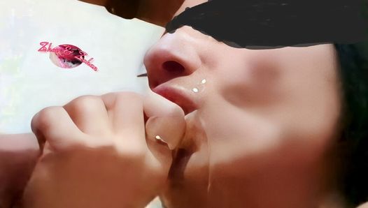 New compilation of cumshots and piss in my slut Zhoe’s mouth