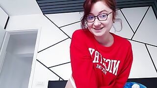 PASSIONATE MASTURBATION WAS INTERRUPT BY PARENTS WHEN THEY WAS RETURN HOME