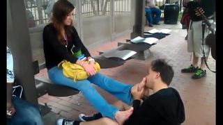 University Feet Licking