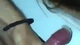 Young students threesome