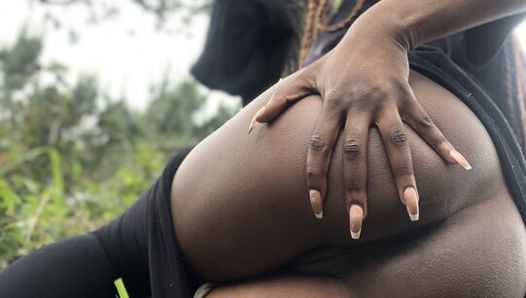 18 ebony public masturbation part 3