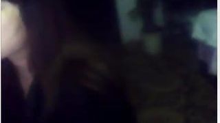 Big Chinese tits in black dress