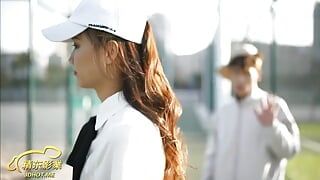 College slut Asian whore feel so horny cheating the big cock to fuck her wet pussy