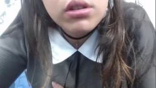 Colombian playing with her pussy 1