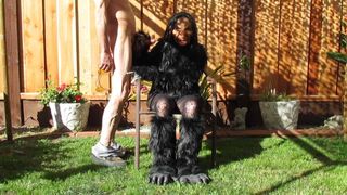 Cosplay furry witch sucking cock…