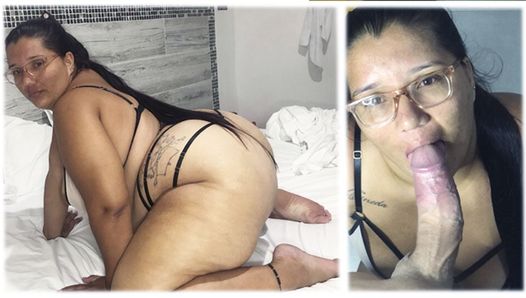 cuckold husband kicks me out and neighbor makes me suck his cock and gives me cum on my face