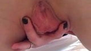 Dirty blonde gets creampie