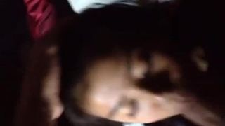 gf trynig to deep throat