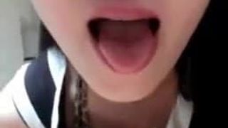 hard toying chinese till she cums