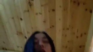 hot chinese girl cowgirl style