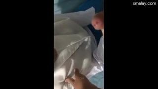 Malaysian blindfolded blowjob