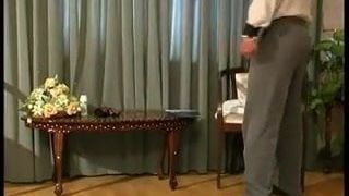 MATURE FUN & HE CLEANS UP HIS OWN MESS