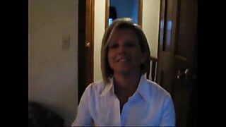 On her knees and all the way..mmm