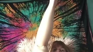 Pleasuring myself to orgasm