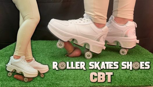 Roller Skates Shoes Cock Crush, CBT and Ballbusting with TamyStarly – Shoejob, Trampling