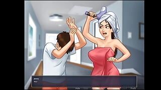 Summertime Saga Part 4 – Helping Next Door Milf Widow