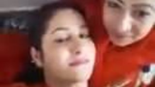 Arab Lesbians Making out and Smoking